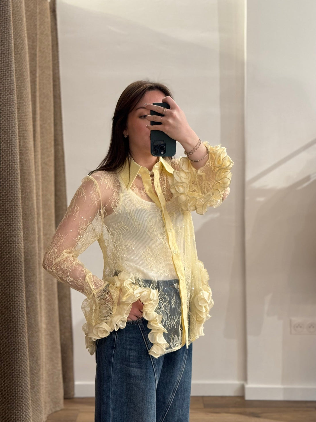 Chemise Wendy jaune - Léone