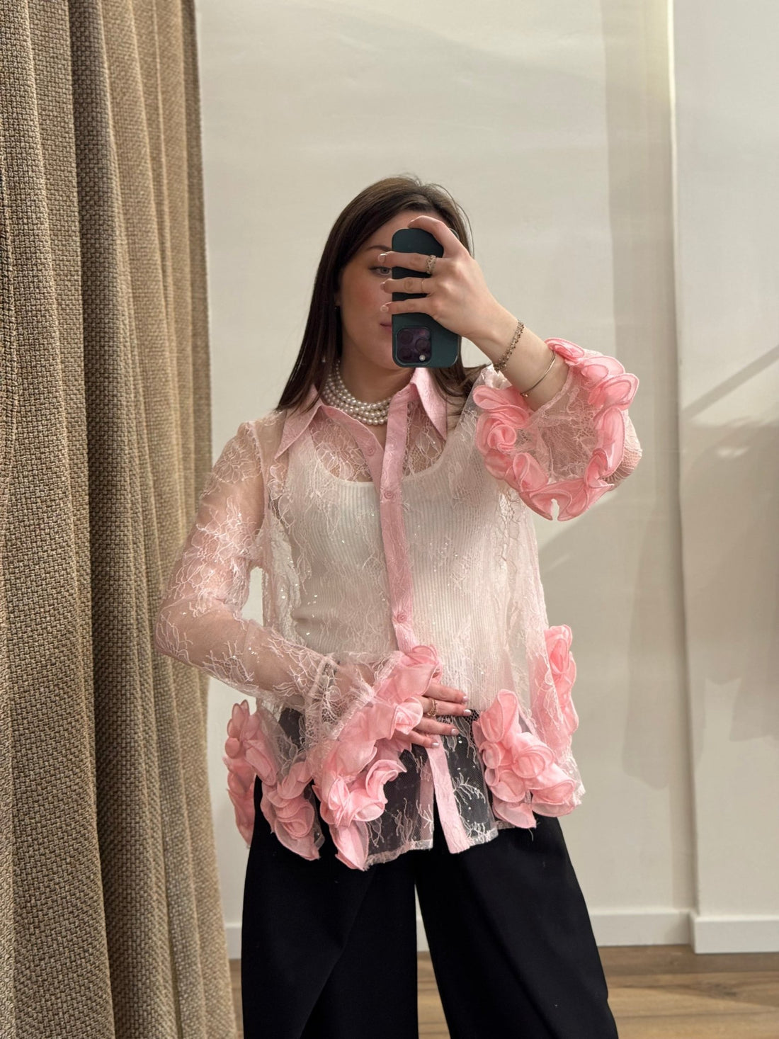 Chemise Wendy rose - Léone