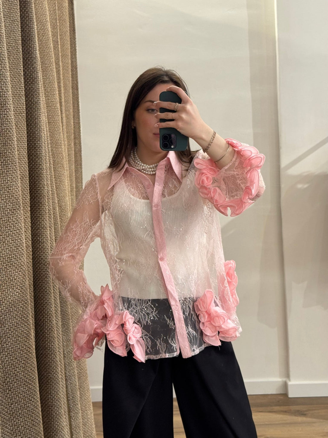 Chemise Wendy rose - Léone