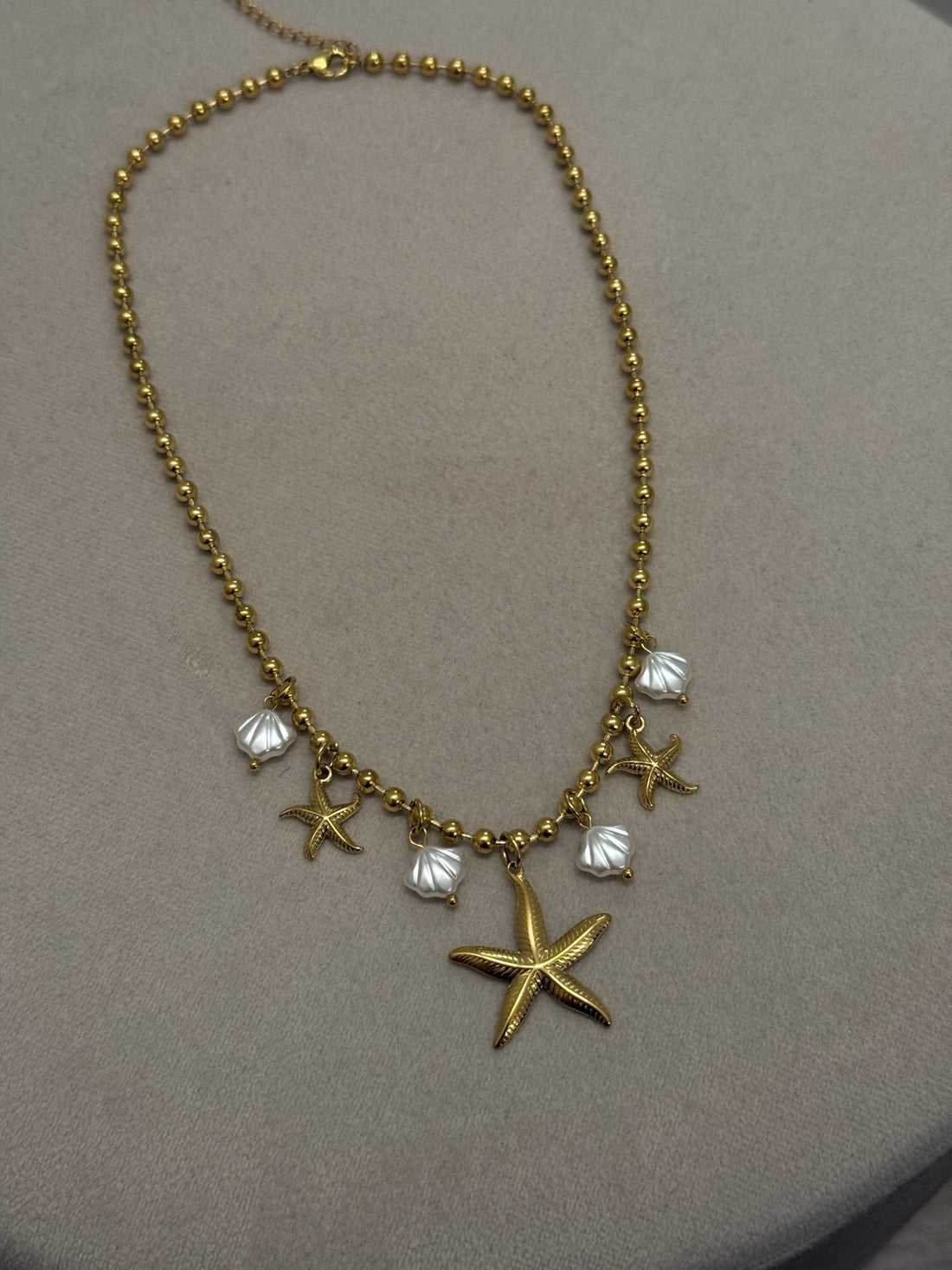 Collier doré étoile de mer - Léone