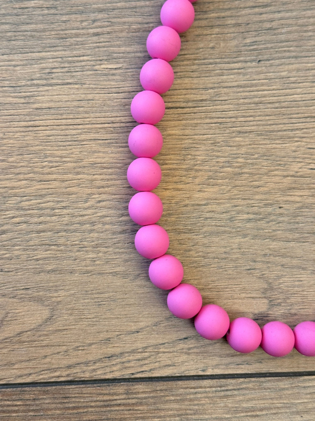 Collier perles rose mat - Léone