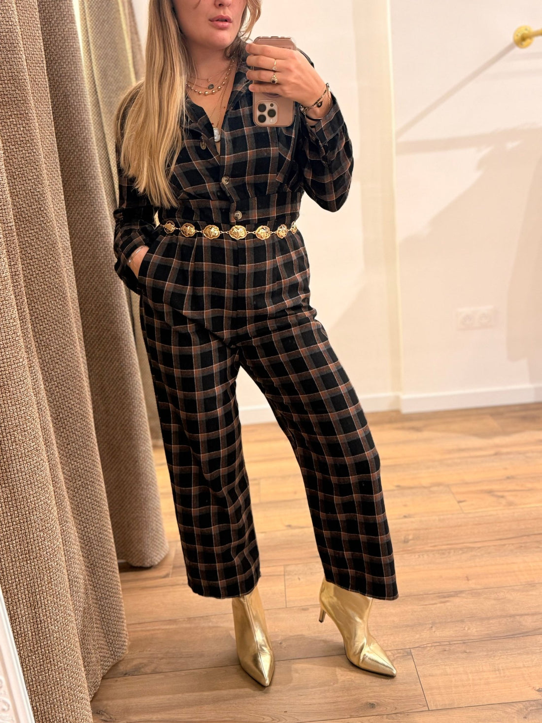 Combinaison à carreaux - Léone