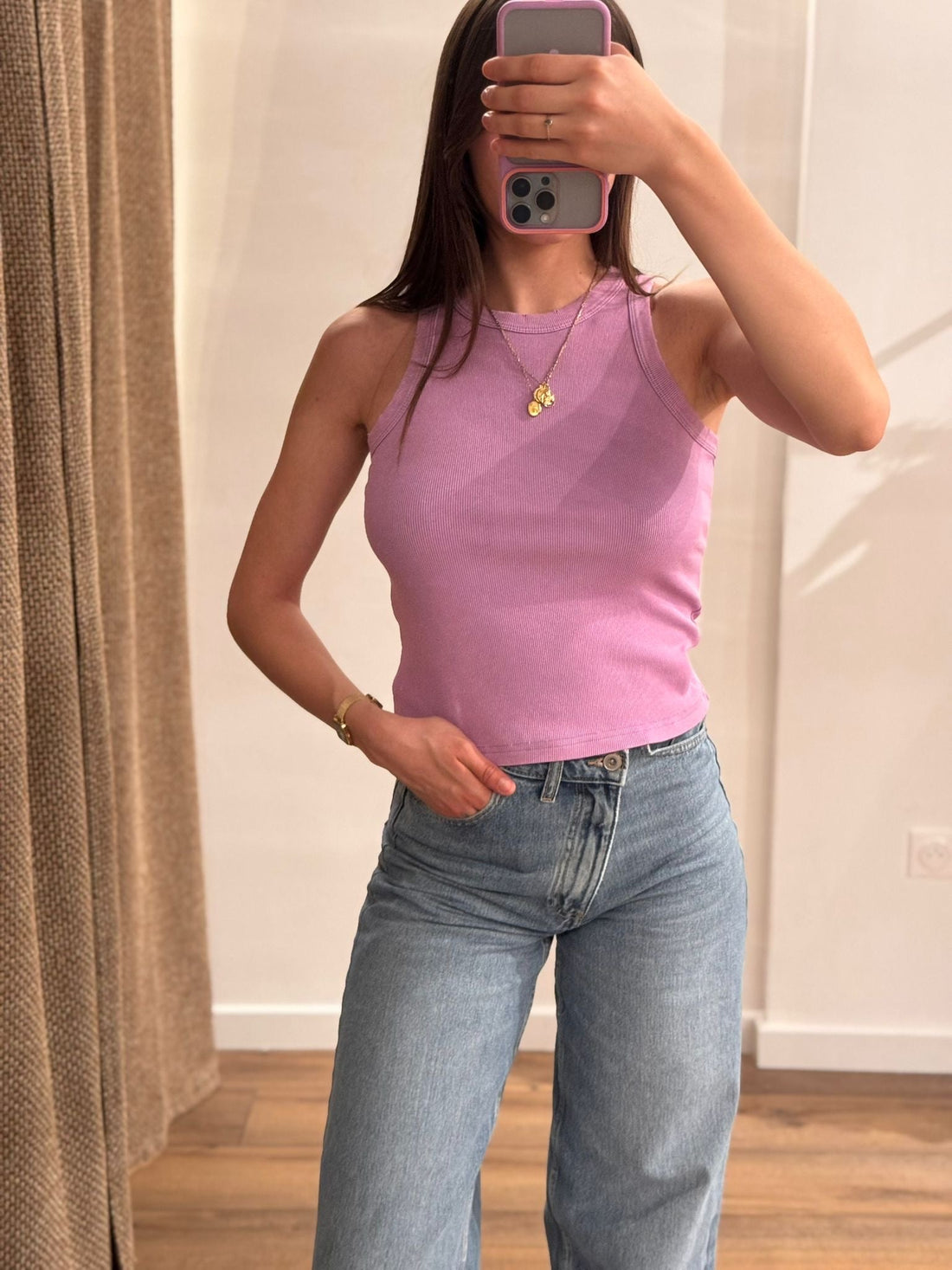 Debardeur Holly bis violet - Léone