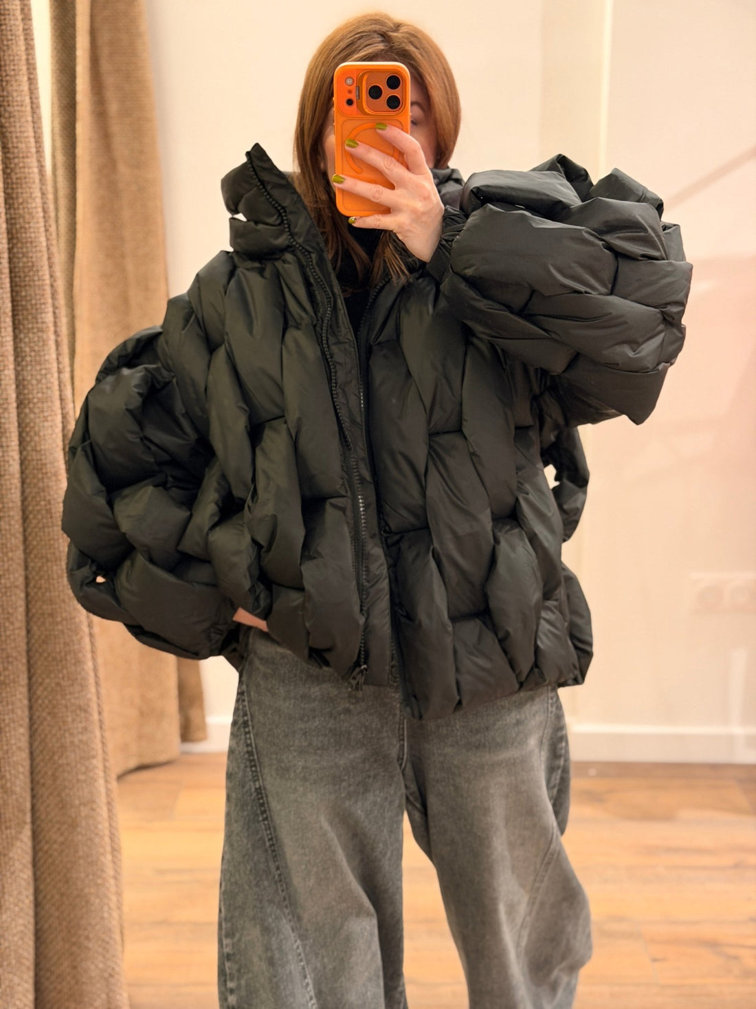 Doudoune manchester noir - Léone