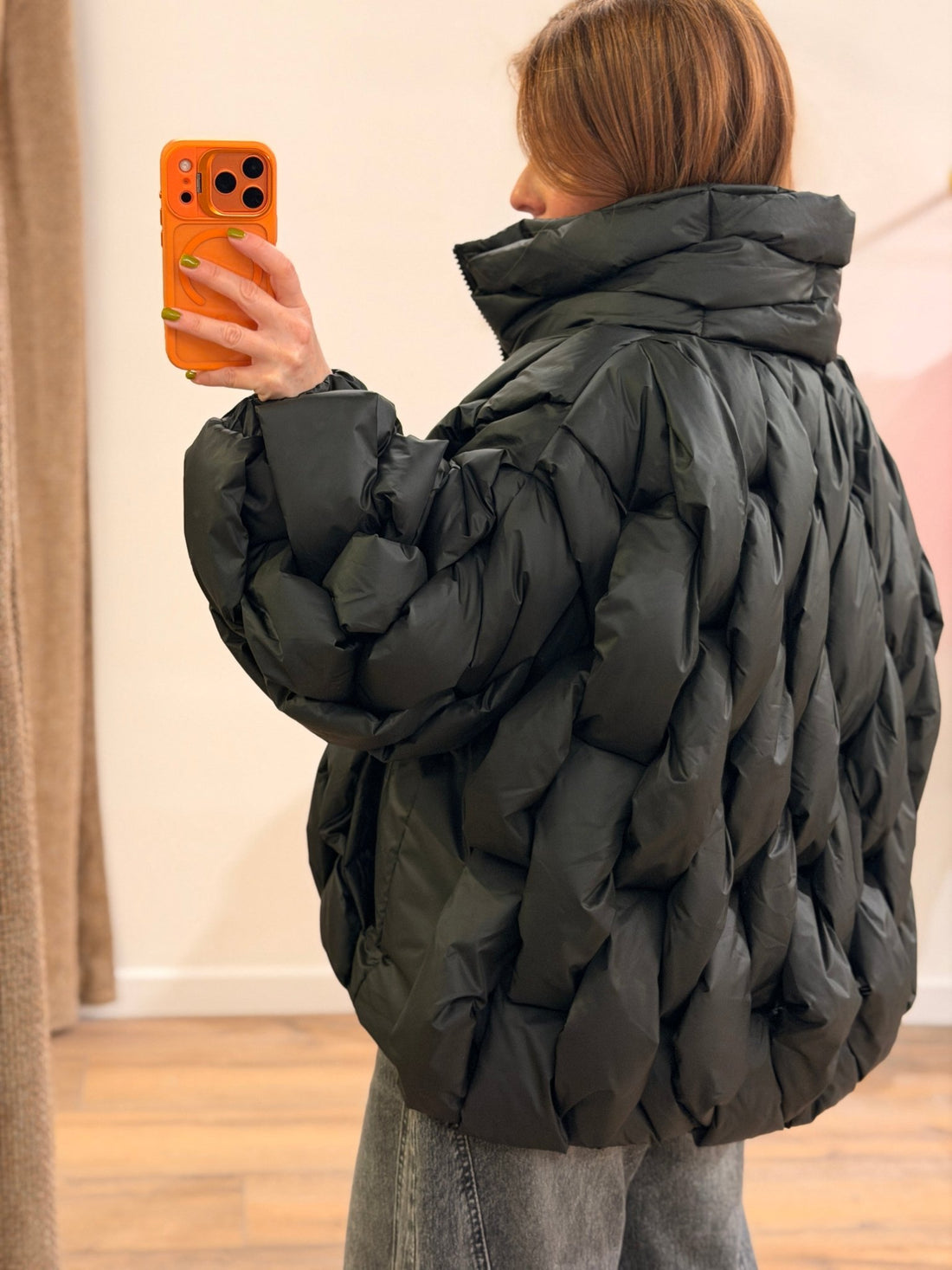 Doudoune manchester noir - Léone