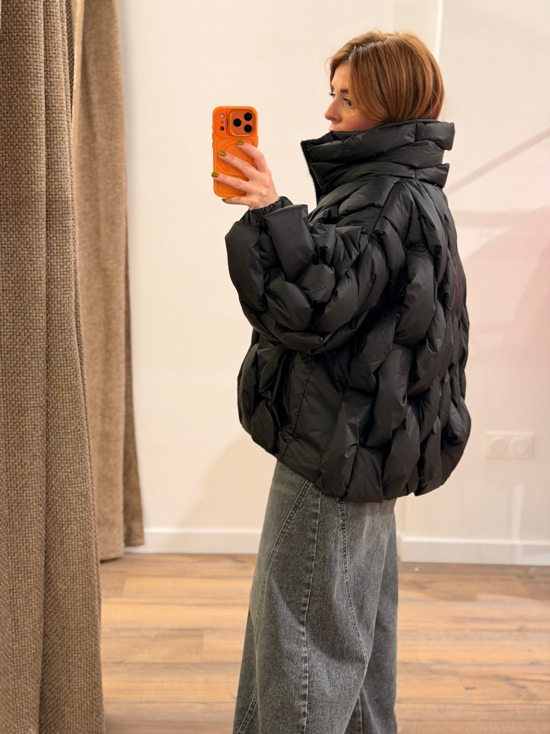 Doudoune manchester noir - Léone