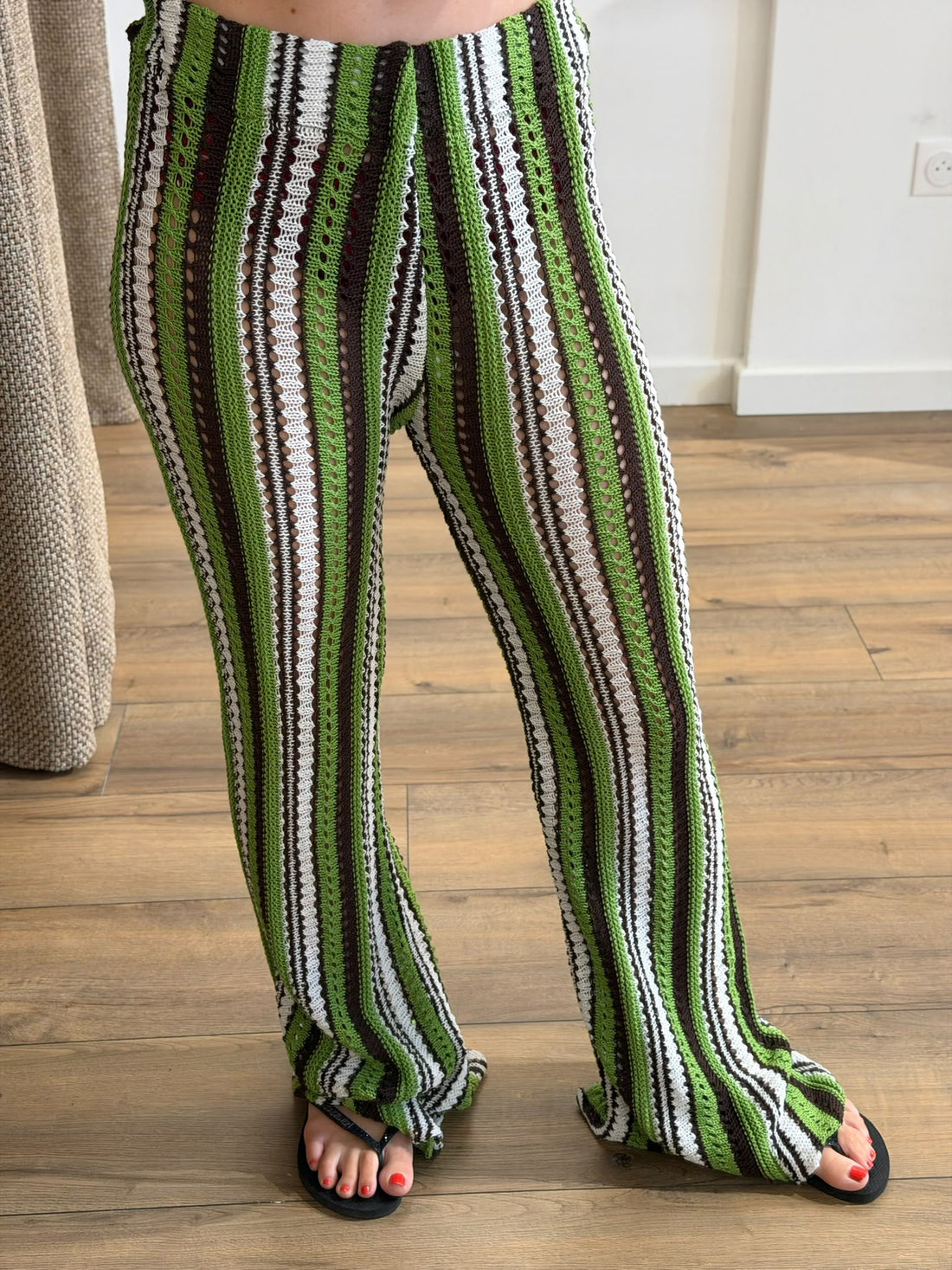 Ensemble crochet Ada vert - Léone