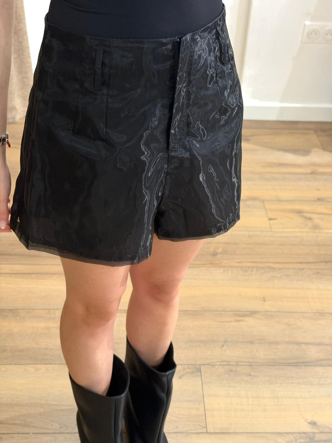 Ensemble en organza noir - Léone