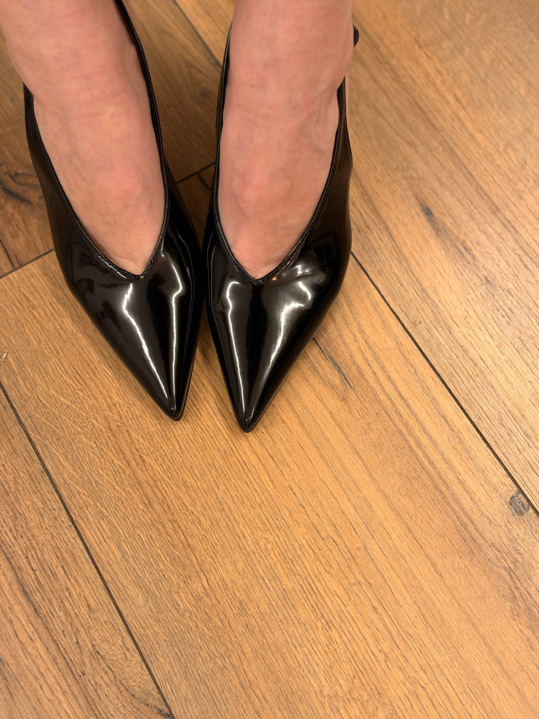 Escarpins noirs vernis - Léone