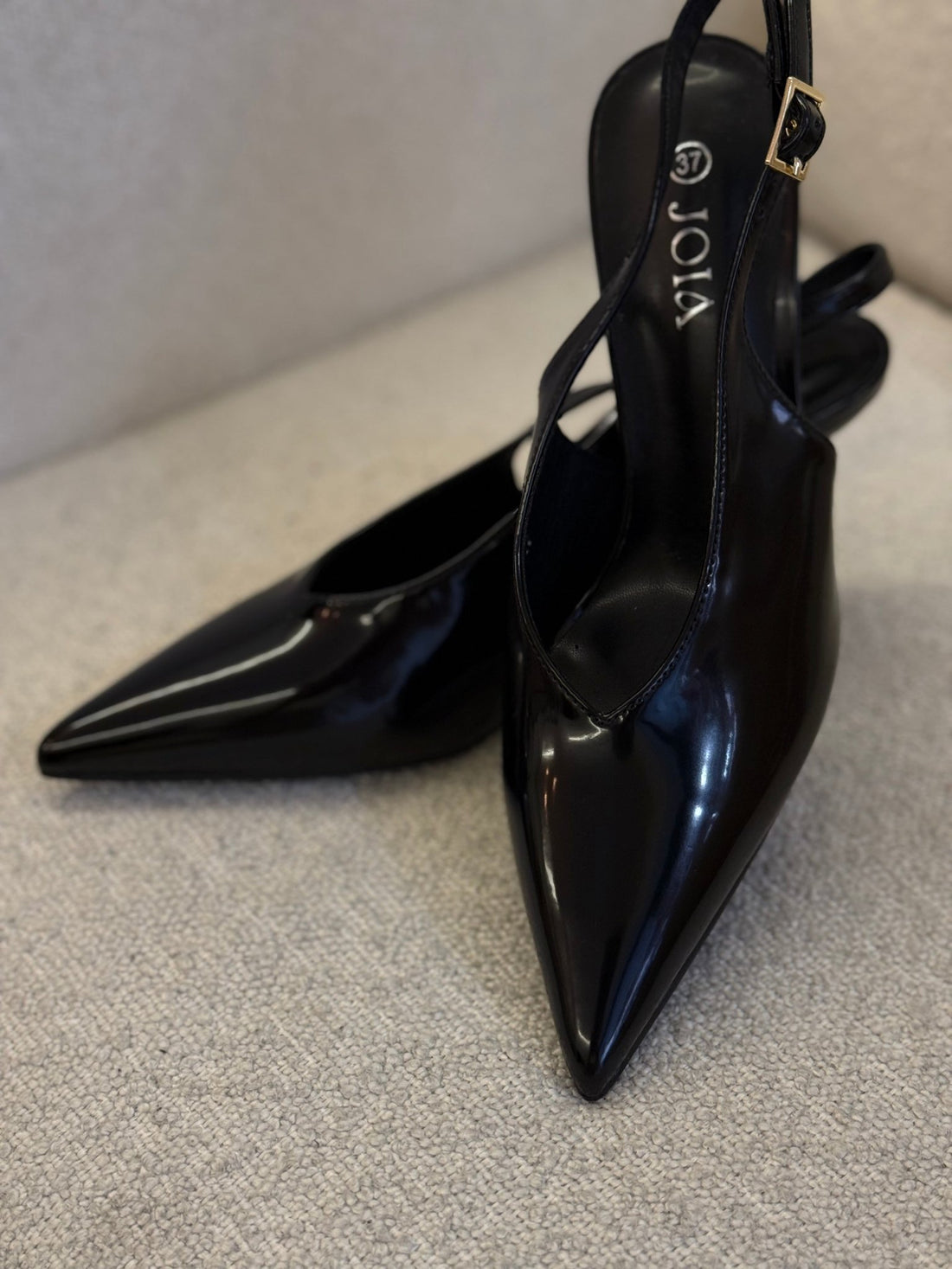 Escarpins noirs vernis - Léone