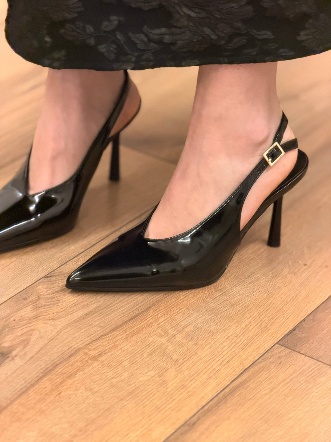 Escarpins noirs vernis - Léone