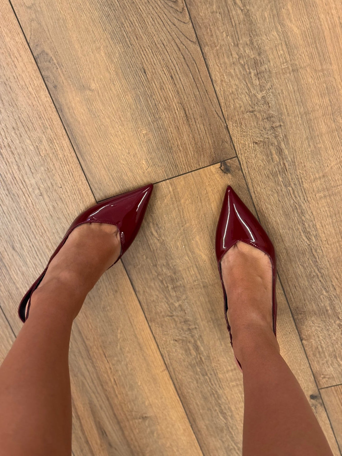 Escarpins vernis bordeaux - Léone
