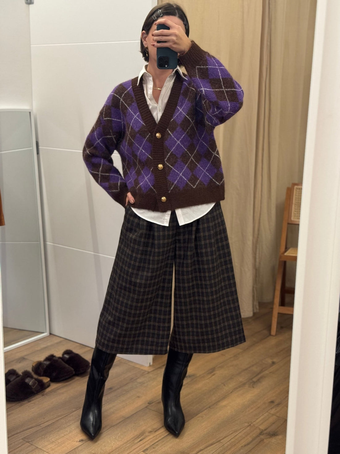 Gilet aria violet - Léone