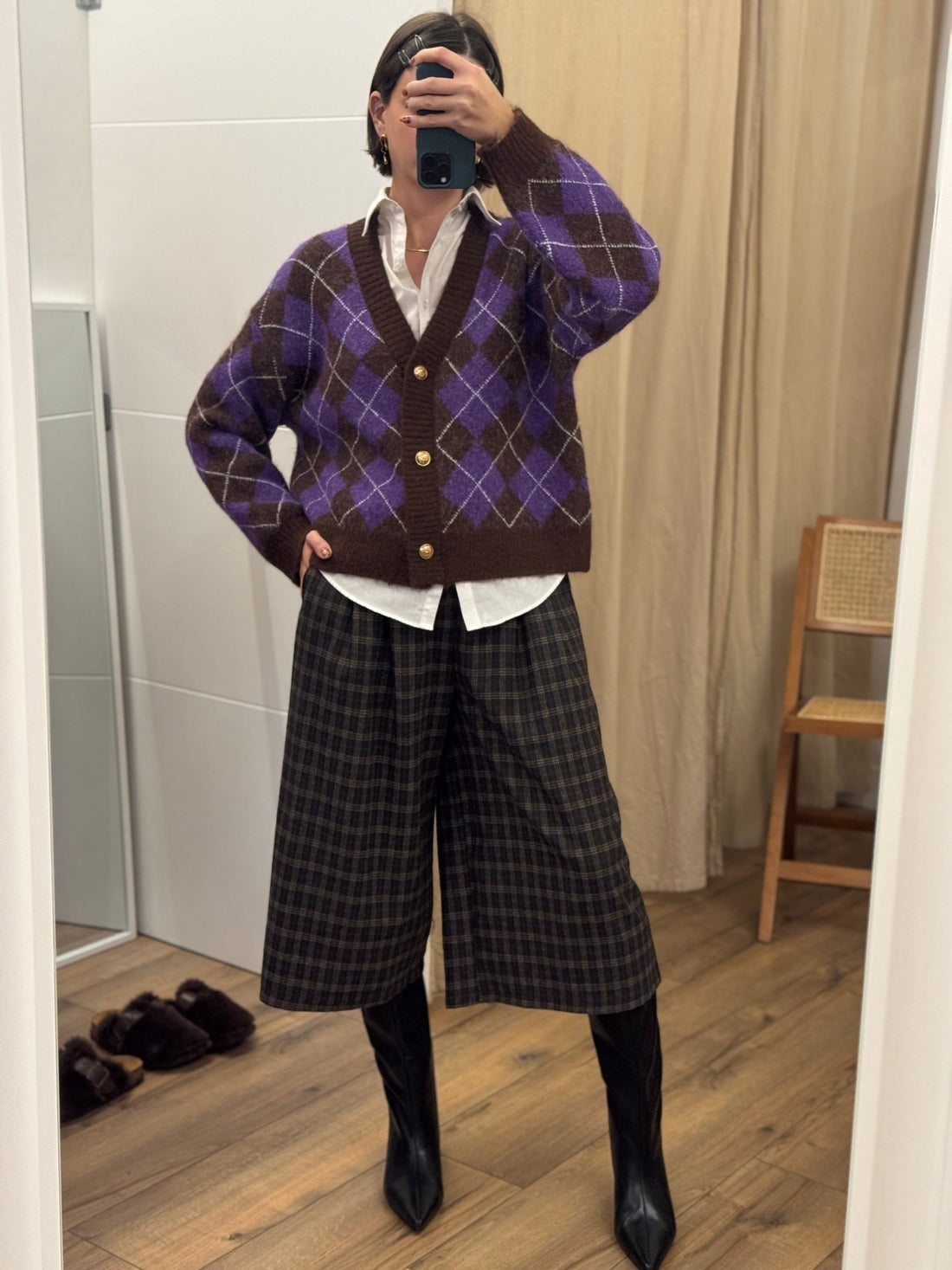 Gilet aria violet - Léone