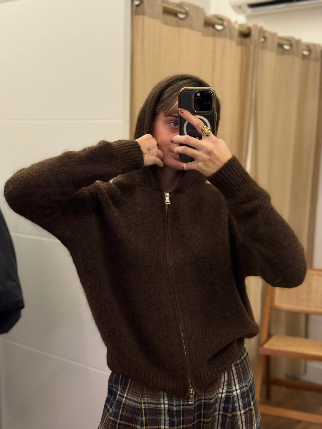 Gilet bryan choco - Léone