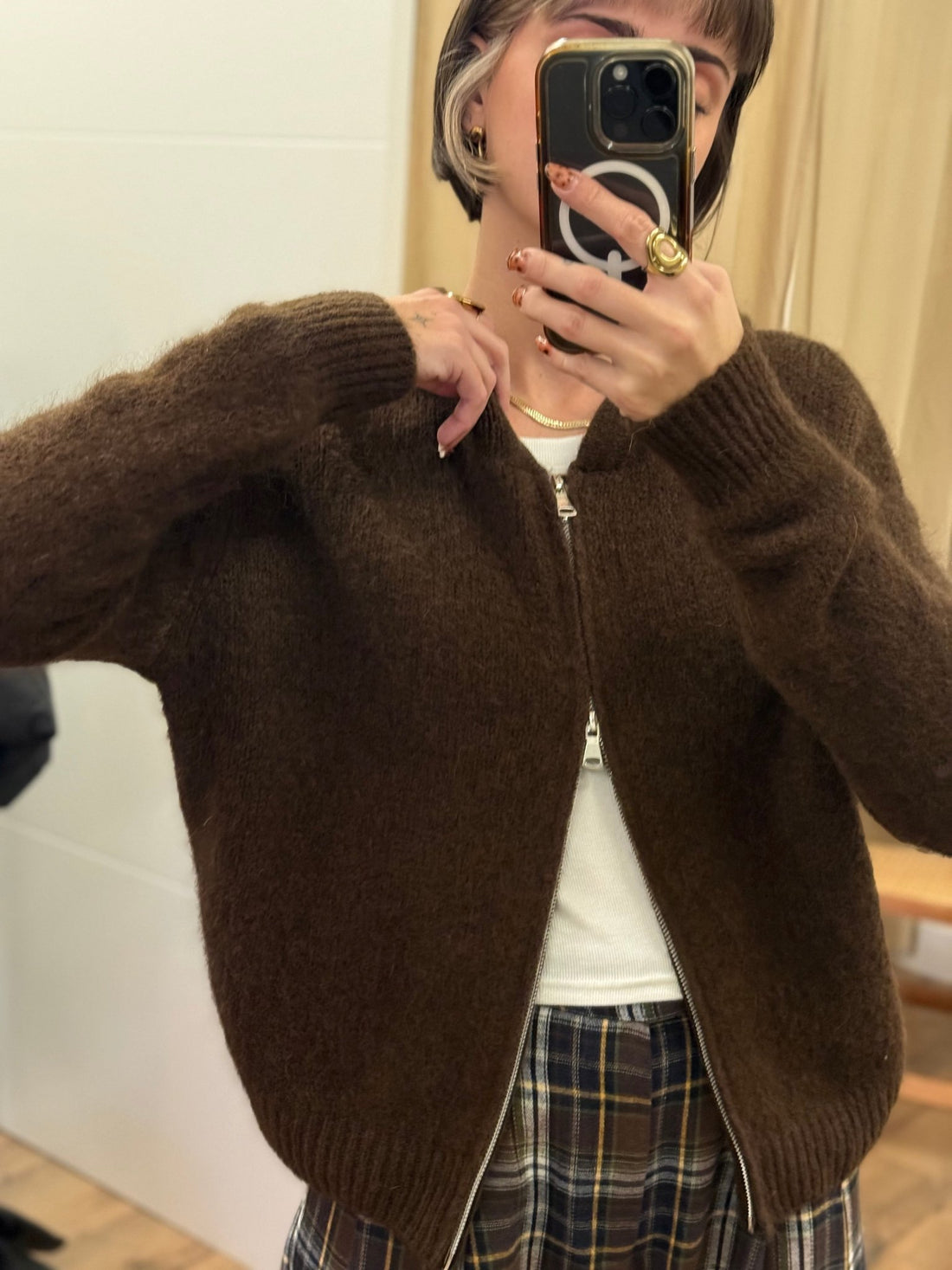 Gilet bryan choco - Léone