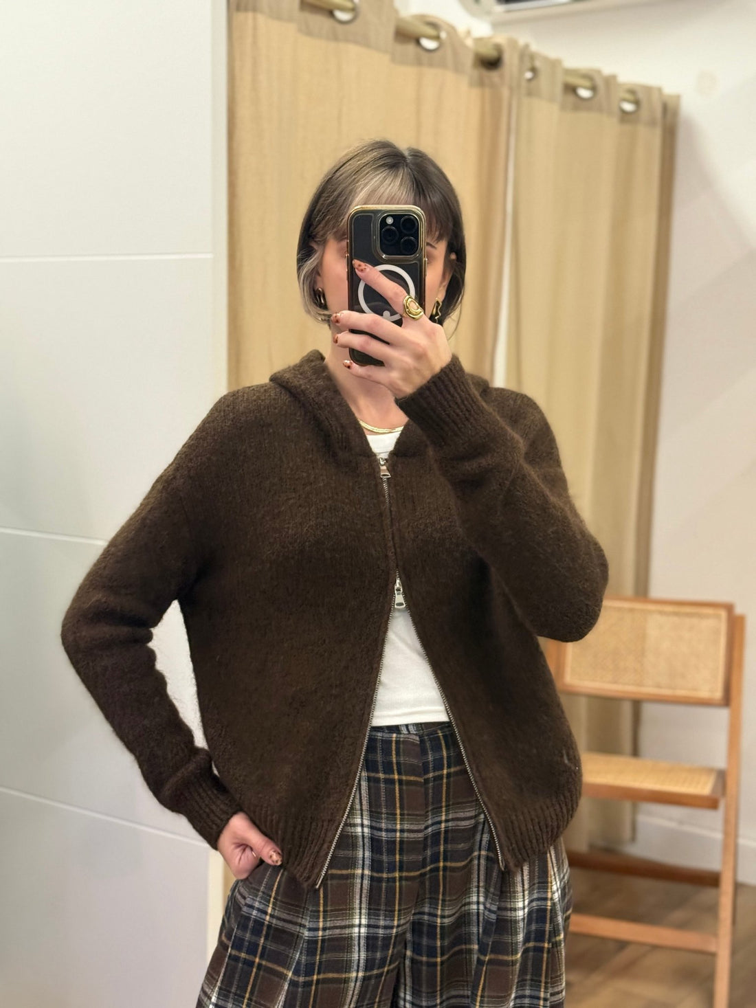 Gilet bryan choco - Léone