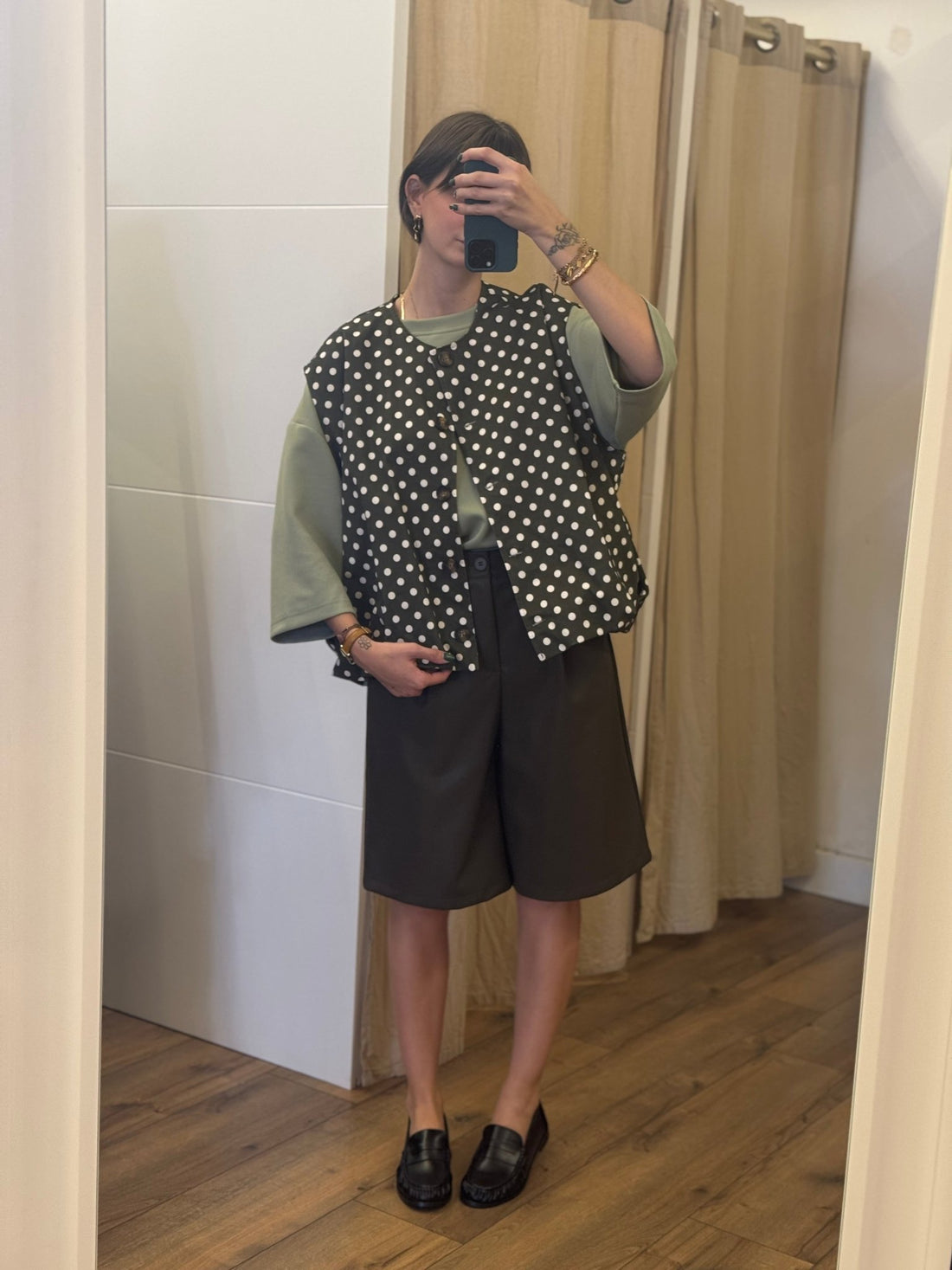 Gilet Cher kaki - Léone