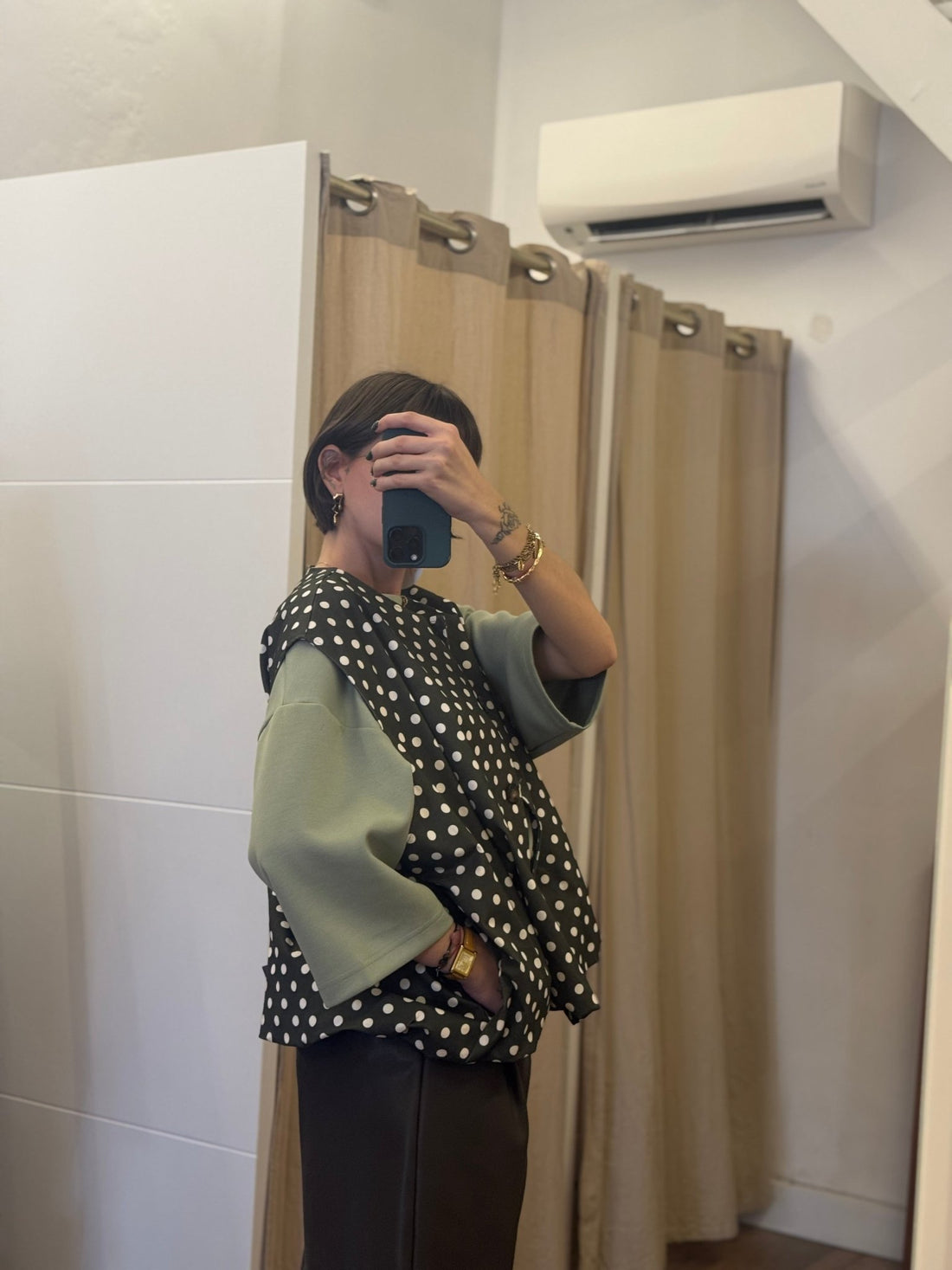 Gilet Cher kaki - Léone