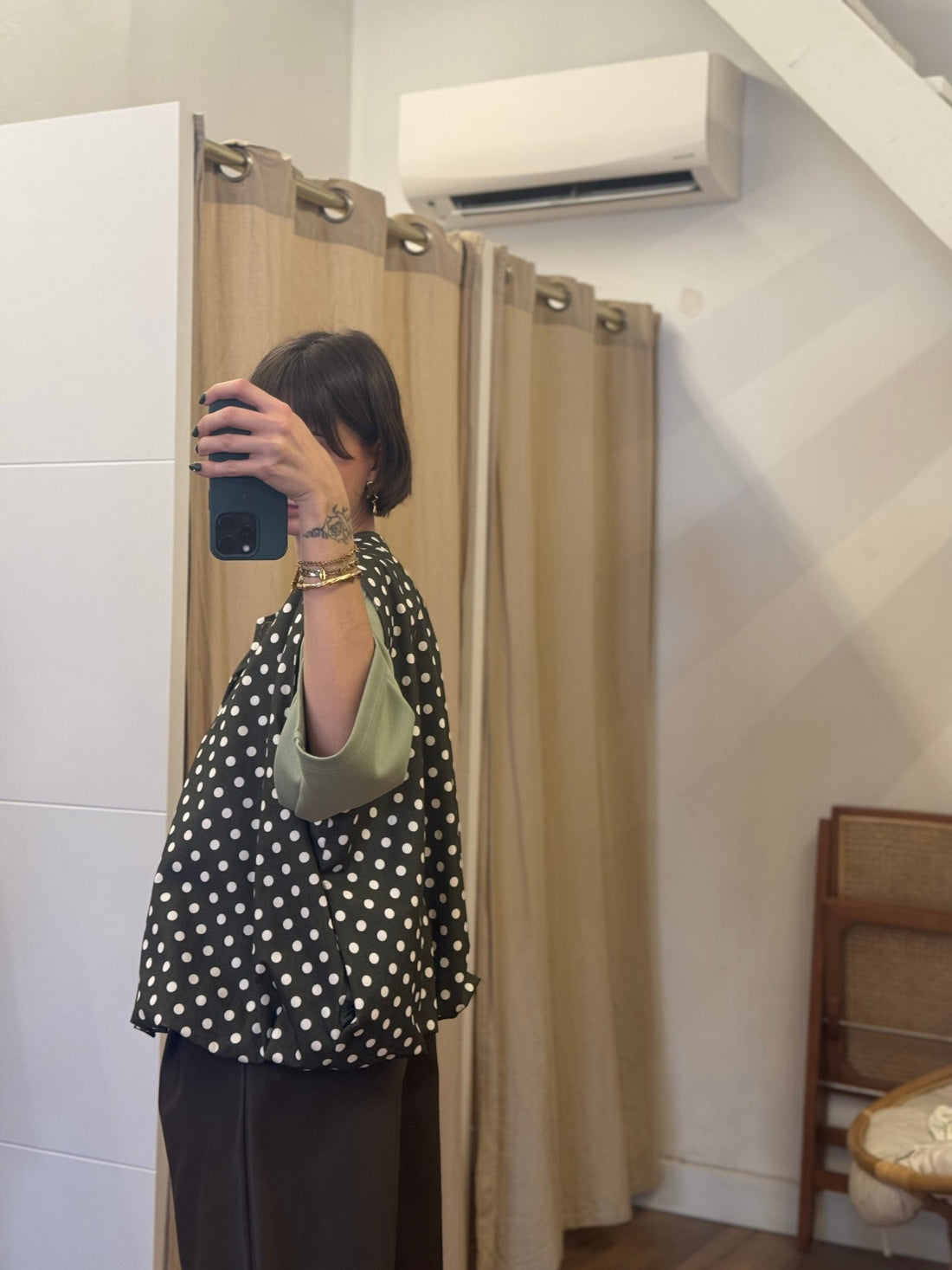 Gilet Cher kaki - Léone