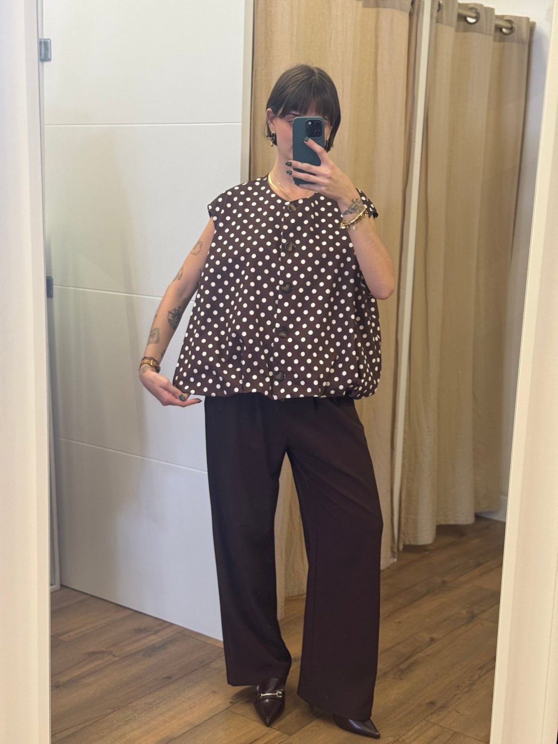 Gilet Cher marron - Léone