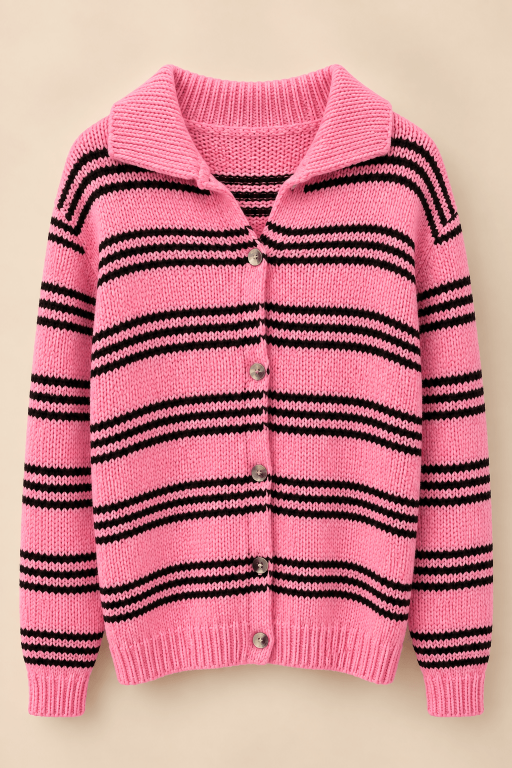 Gilet Fabrice rose - Léone