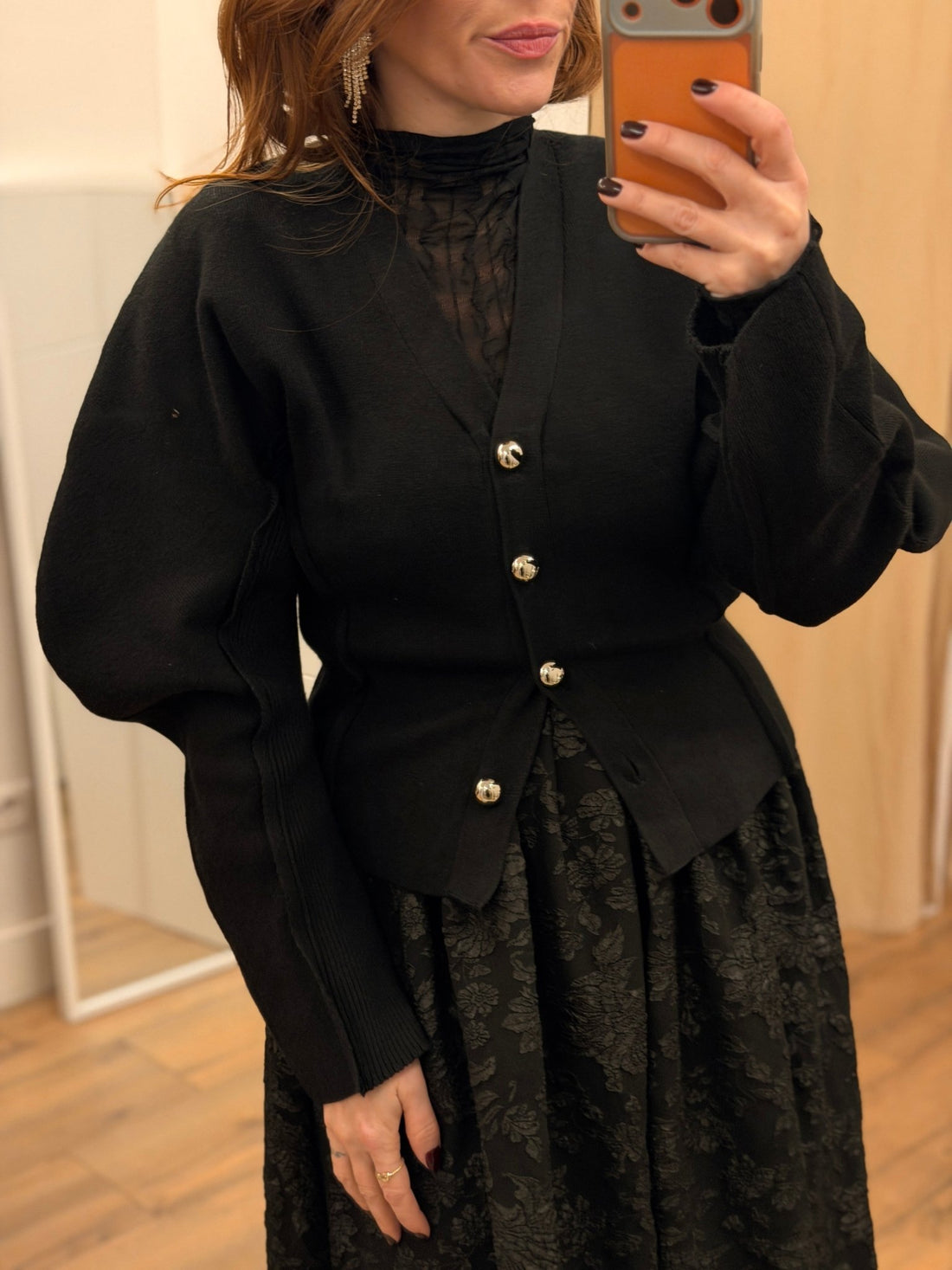 Gilet koo noir - Léone