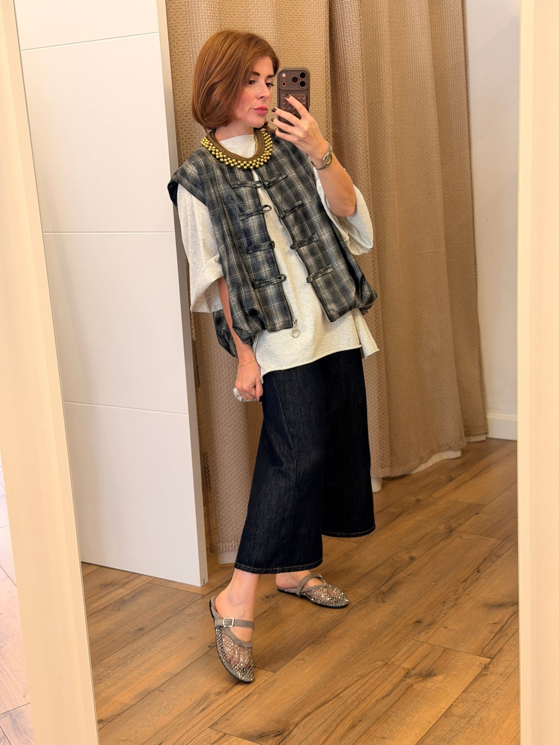 Gilet sans manches Mika bleu - Léone