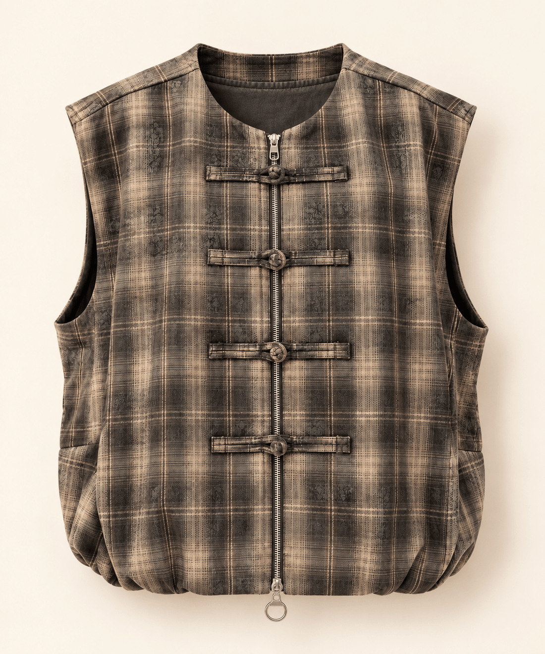 Gilet sans manches Mika marron - Léone