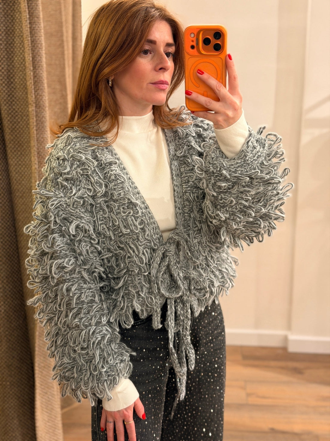 Gilet yelena gris - Léone