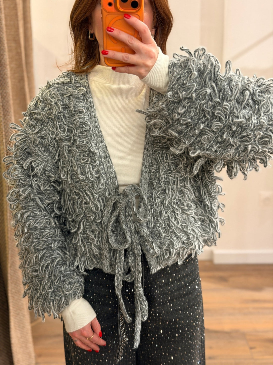 Gilet yelena gris - Léone