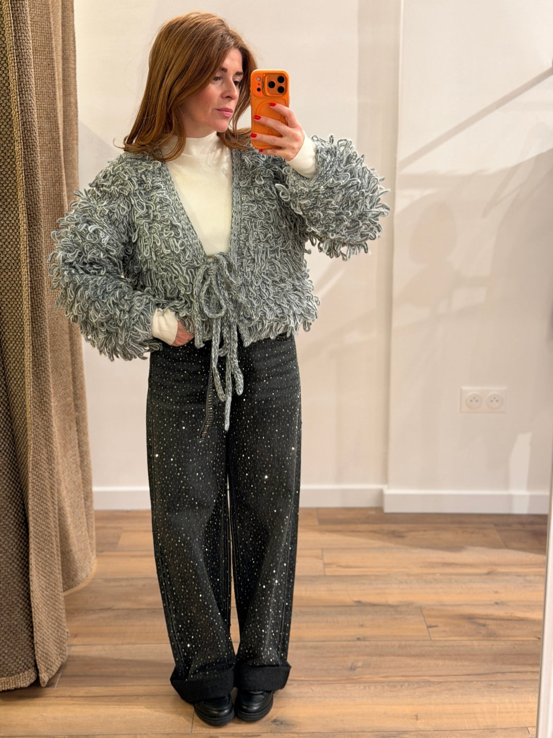 Gilet yelena gris - Léone