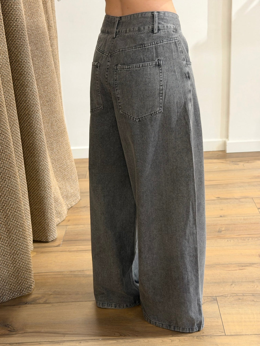 Jean large gris Alabama - Léone