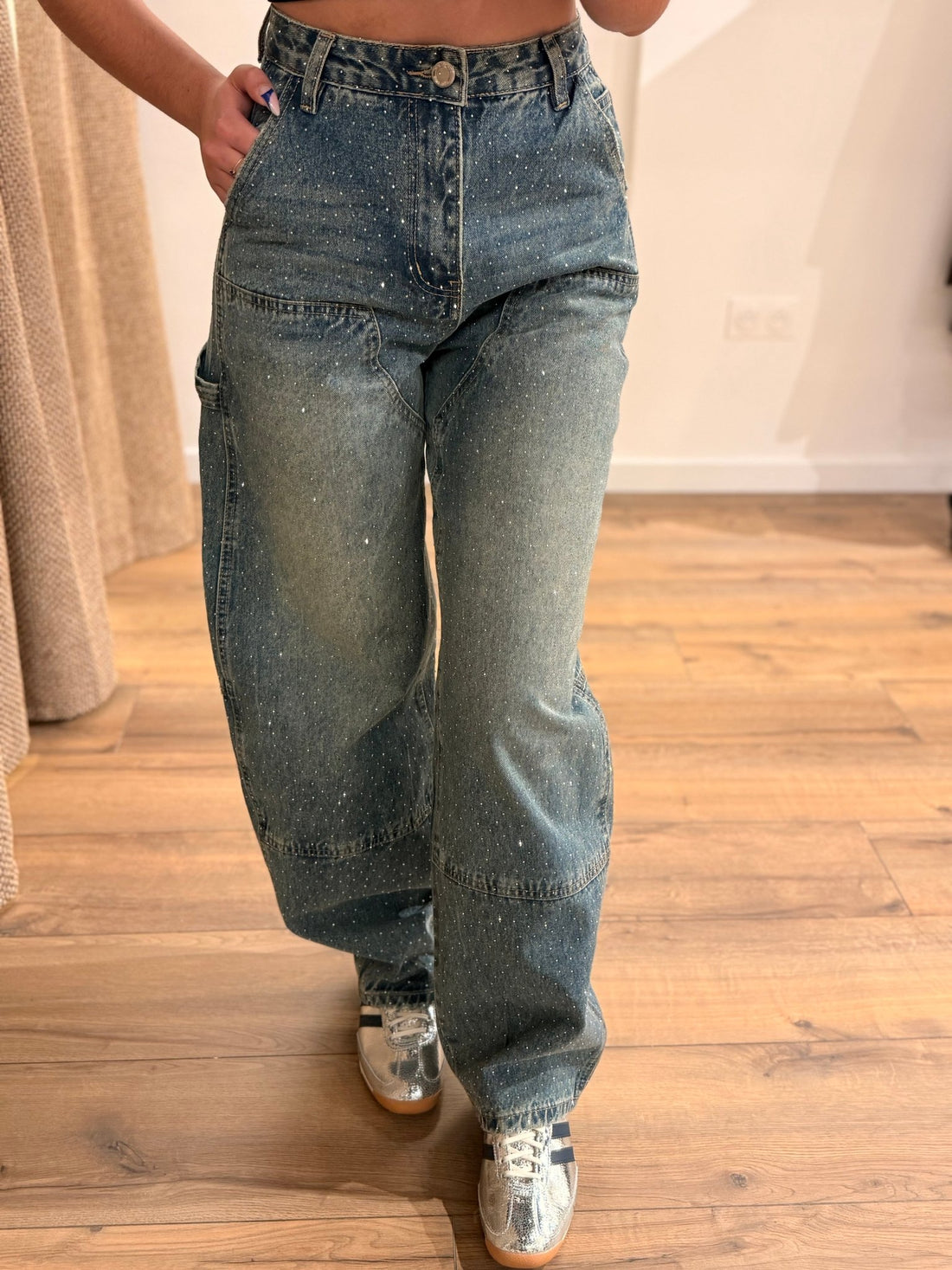 Jean Lux bleu - Léone