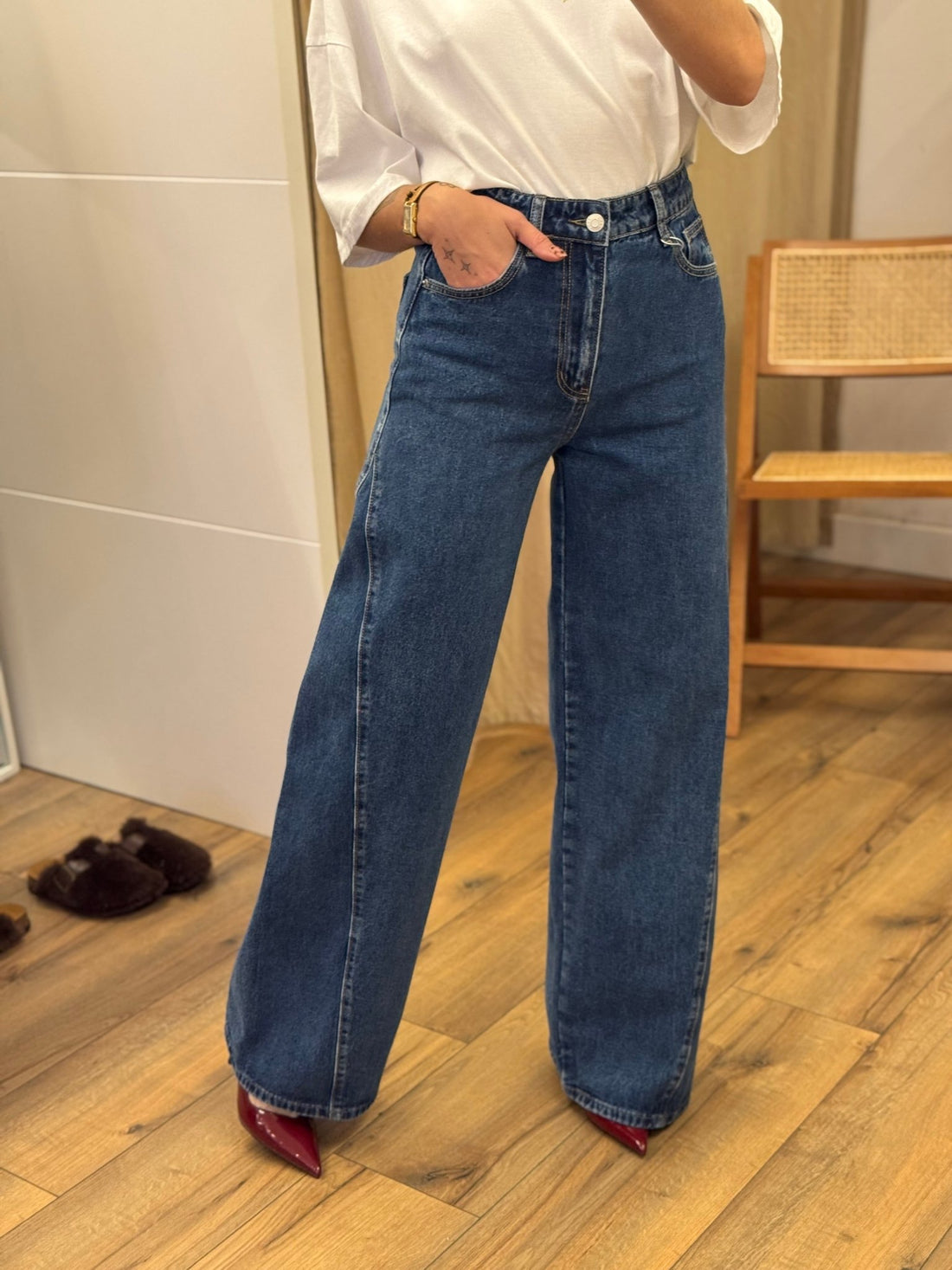 Jean Nahlé bleu - Léone