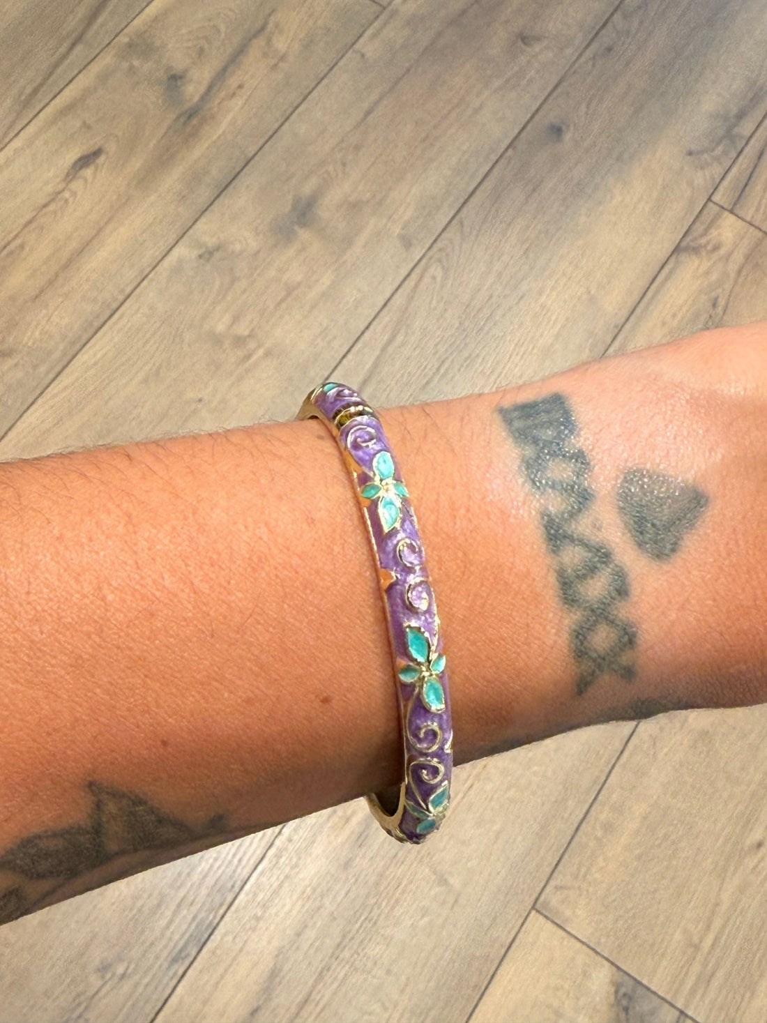 Jonc floral lilas - Léone