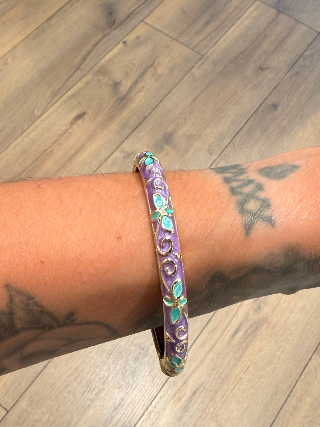 Jonc floral lilas - Léone