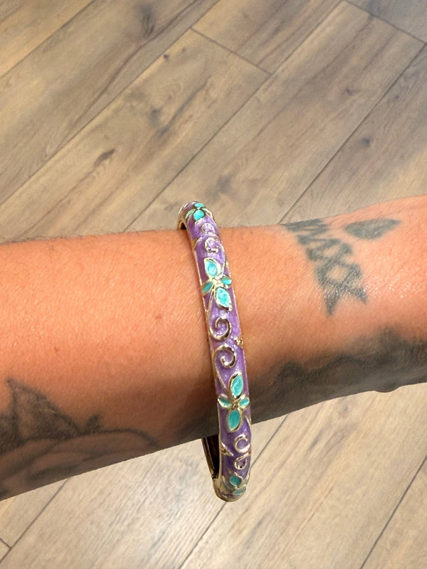 Jonc floral lilas - Léone