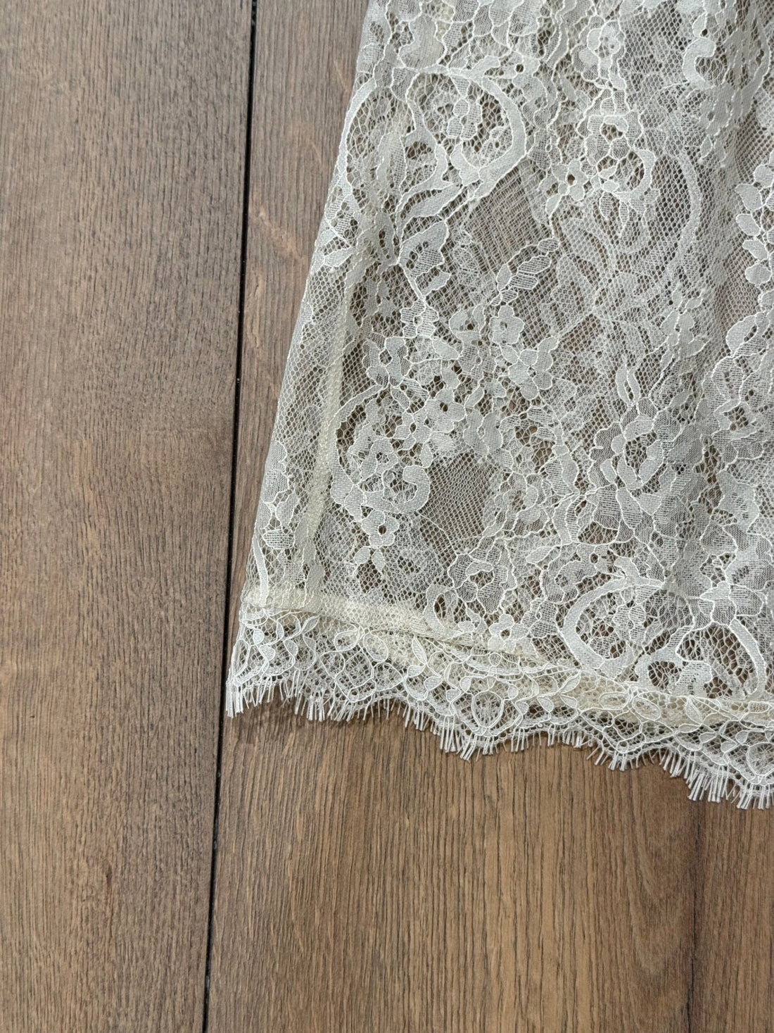 Jupe dentelle Lia ecrue - Léone