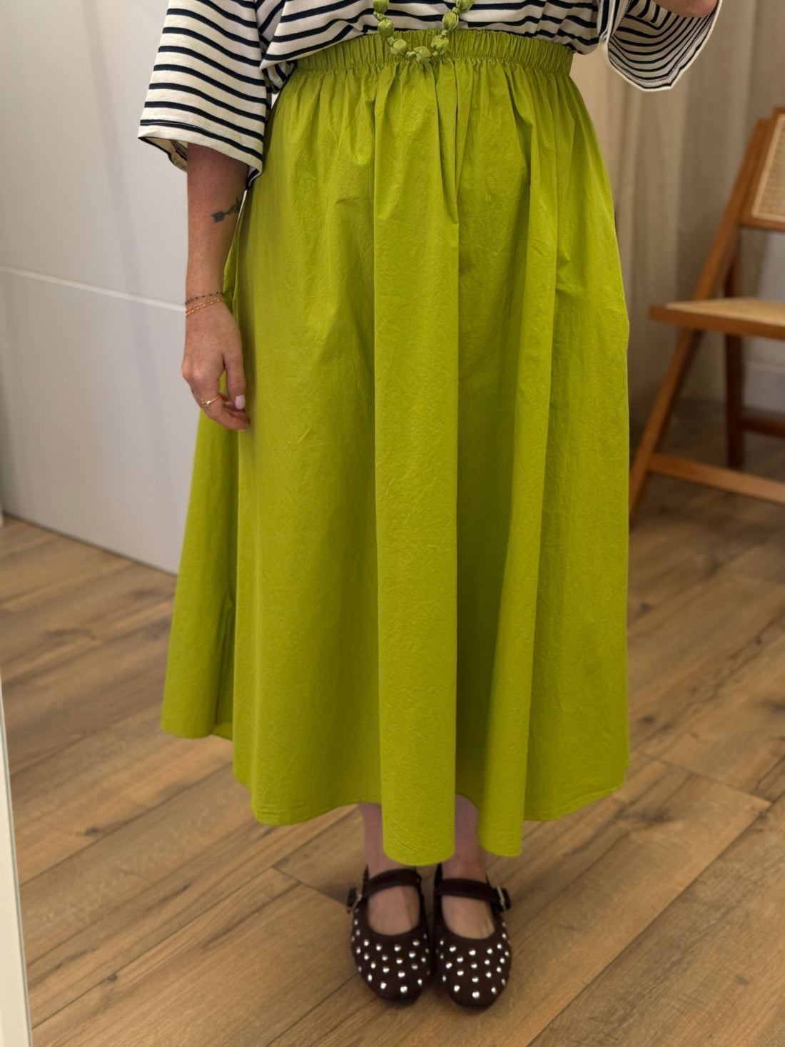 Jupe Linette olive - Léone