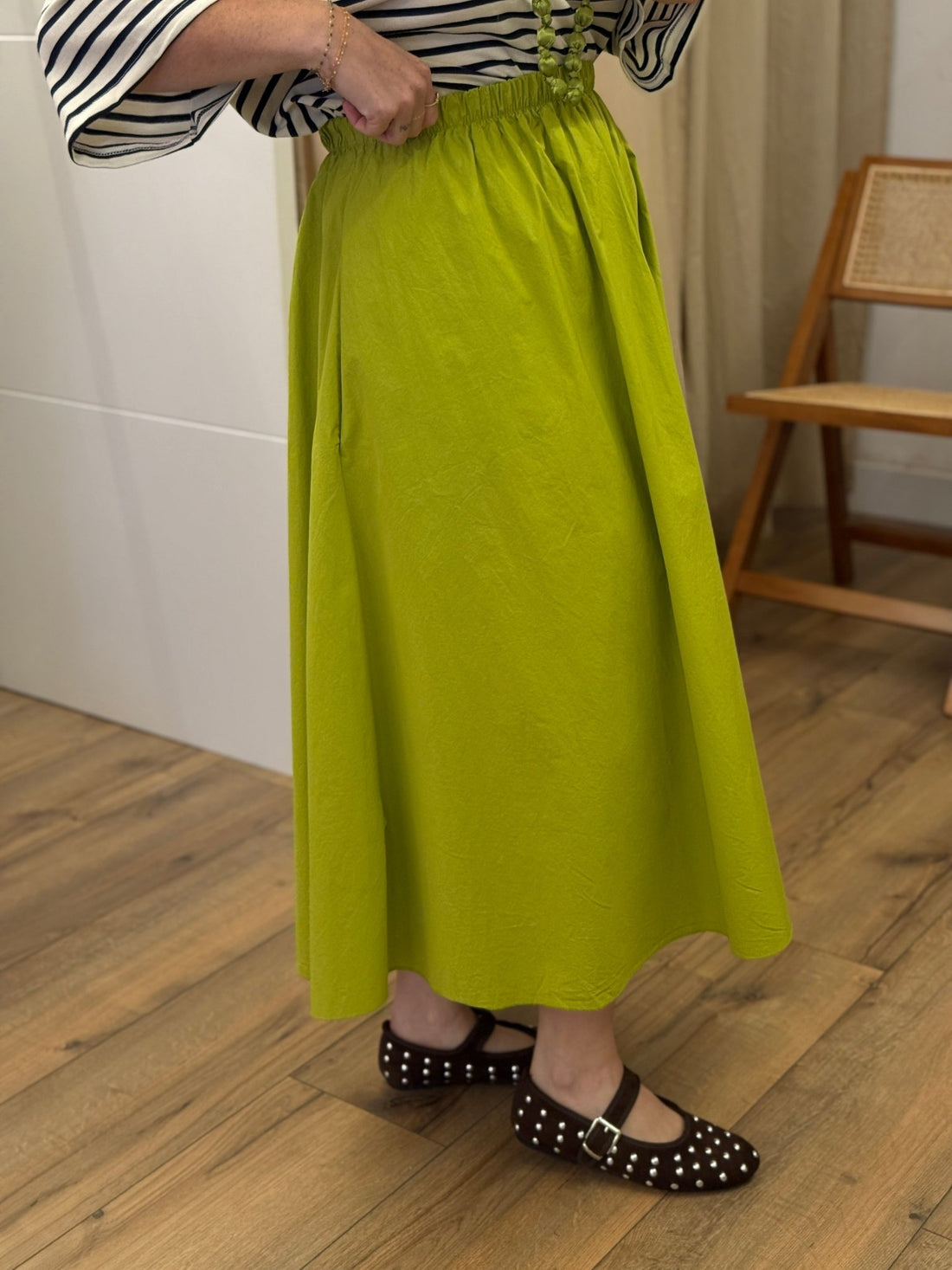 Jupe Linette olive - Léone