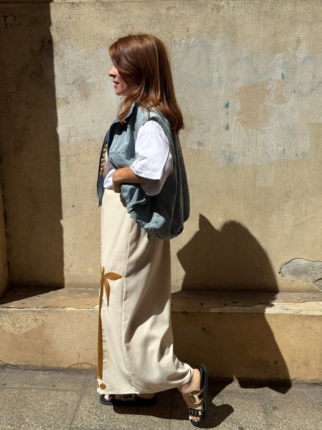 Jupe Oasis beige - Léone