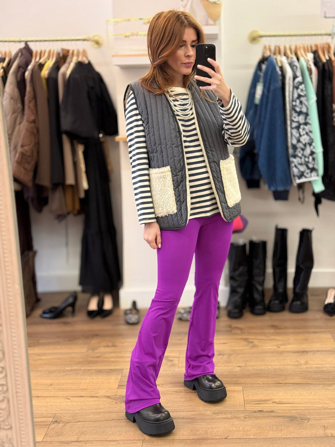 Legging Melodie violet - Léone