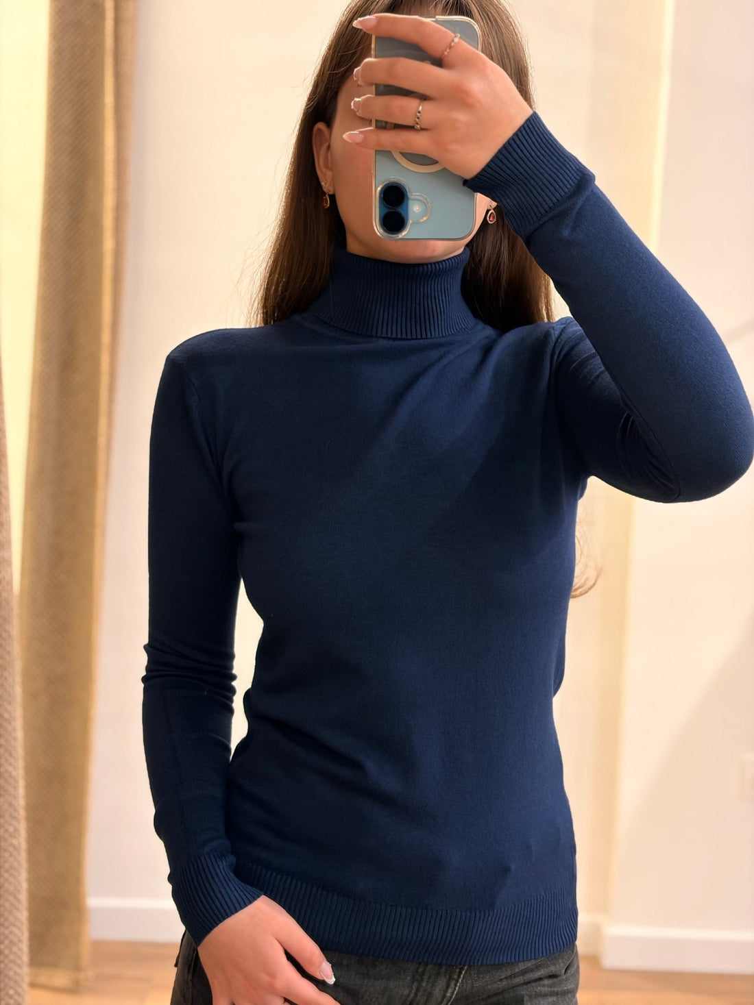 Maille fine Sassy marine - Léone