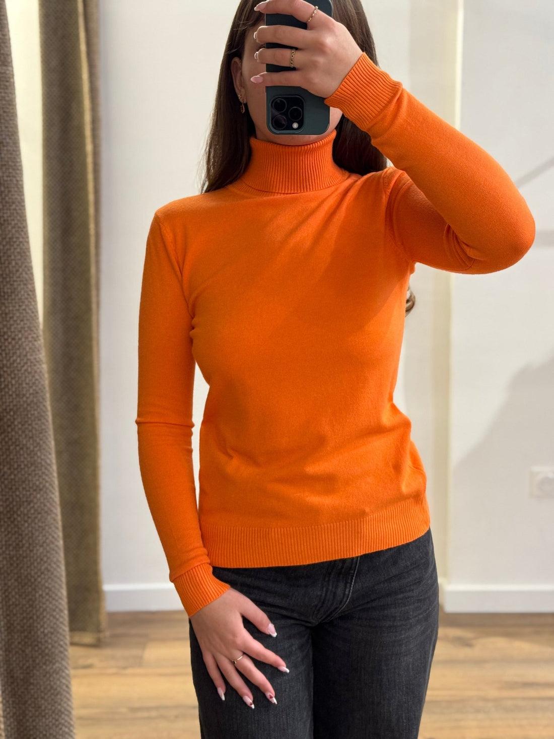 Maille fine Sassy orange - Léone