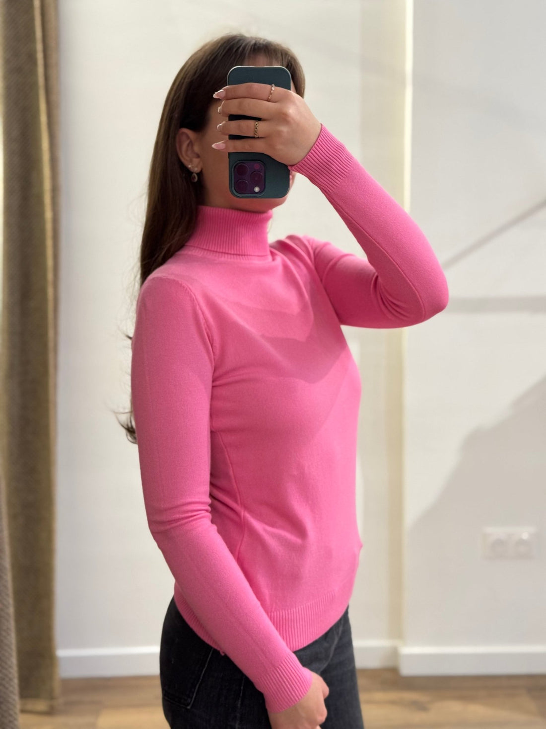 Maille fine Sassy rose - Léone