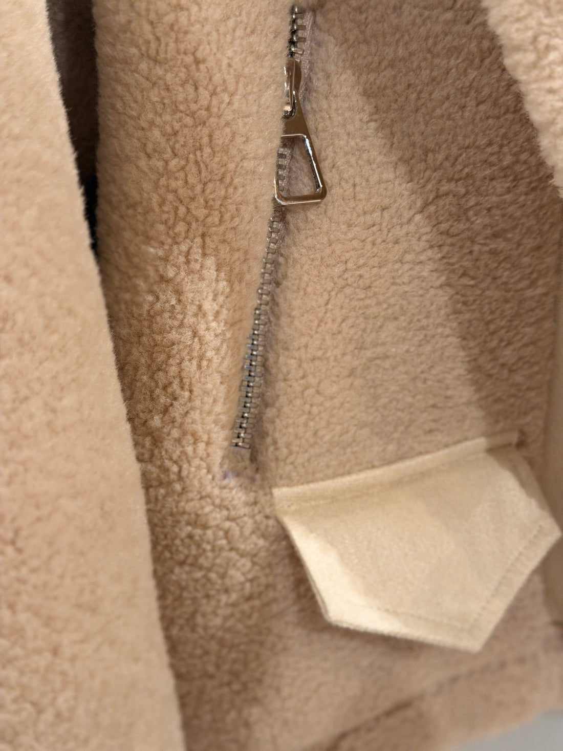 Manteau aviateur felka beige - Léone