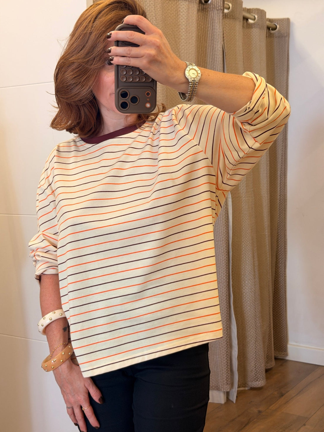 Marinière beige Suzanne - Léone