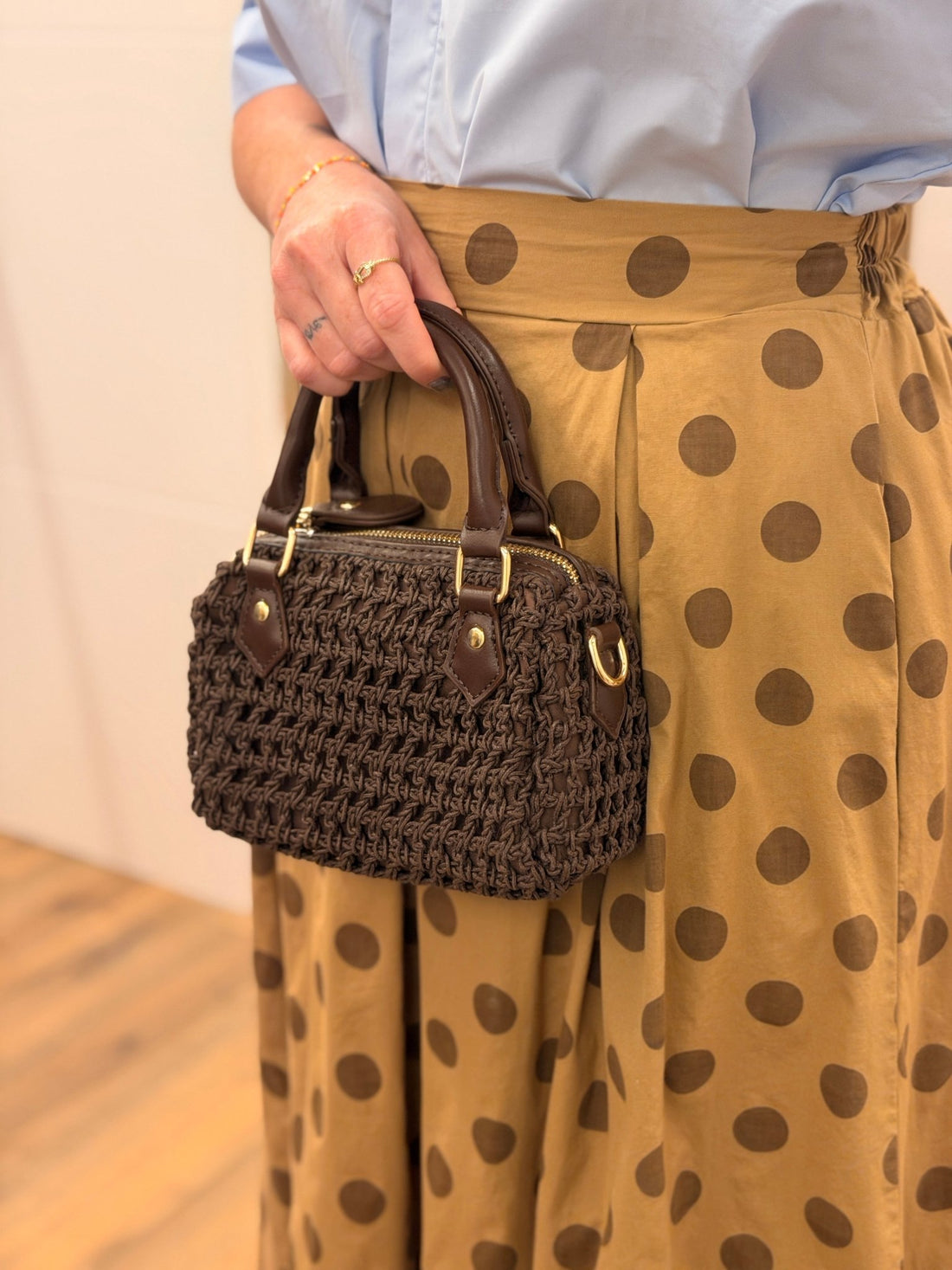 Mini sac bowling choco - Léone