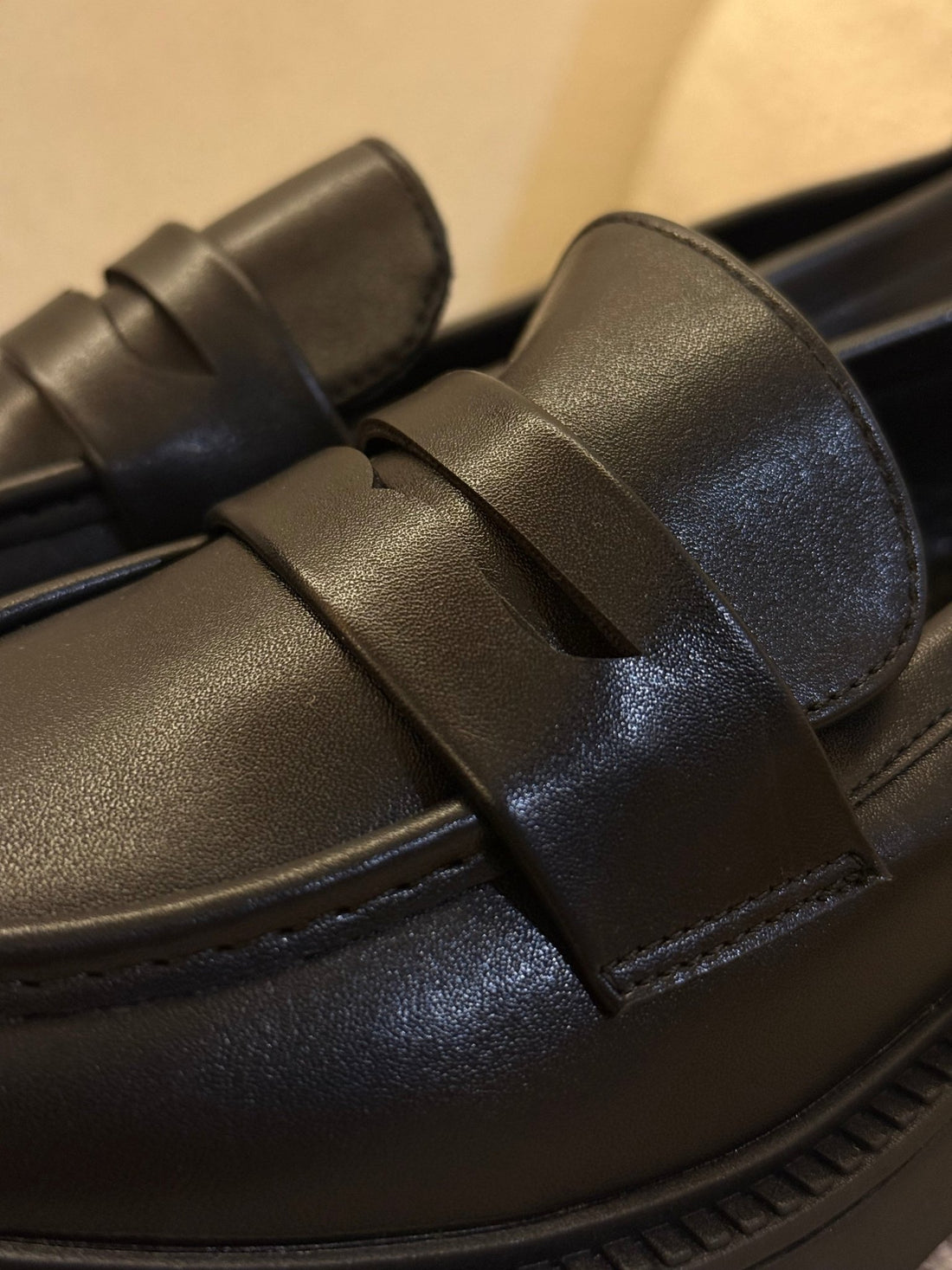 Mocassins noir mat - Léone